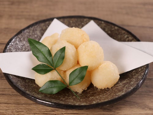 揚げ白玉~バター醬油風味~